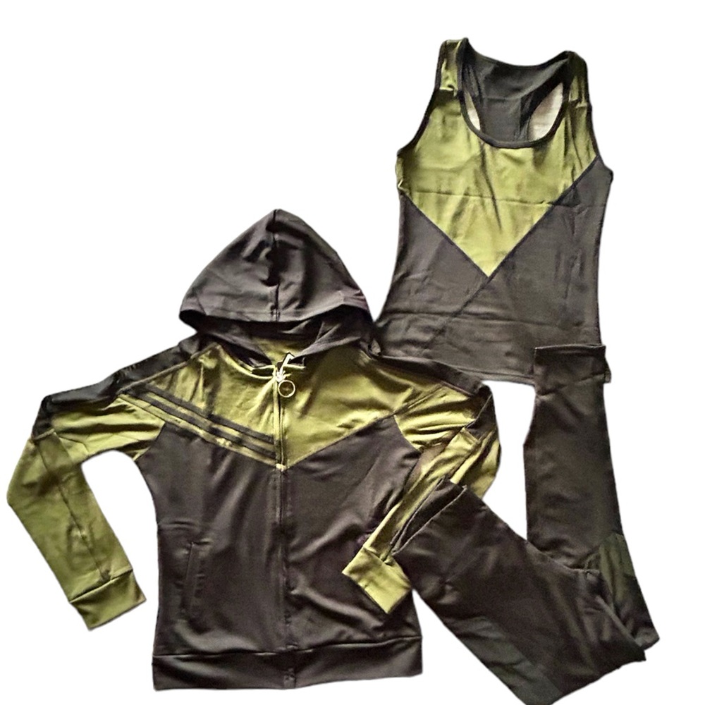 New 3 pcs. Workout outfits set